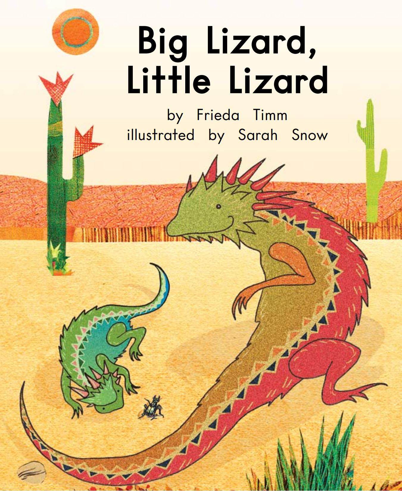 Big Lizard,Little Lizard绘本故事第2页