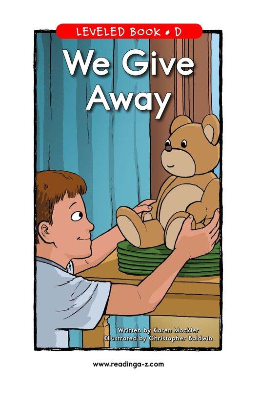 We Give Away绘本故事第2页