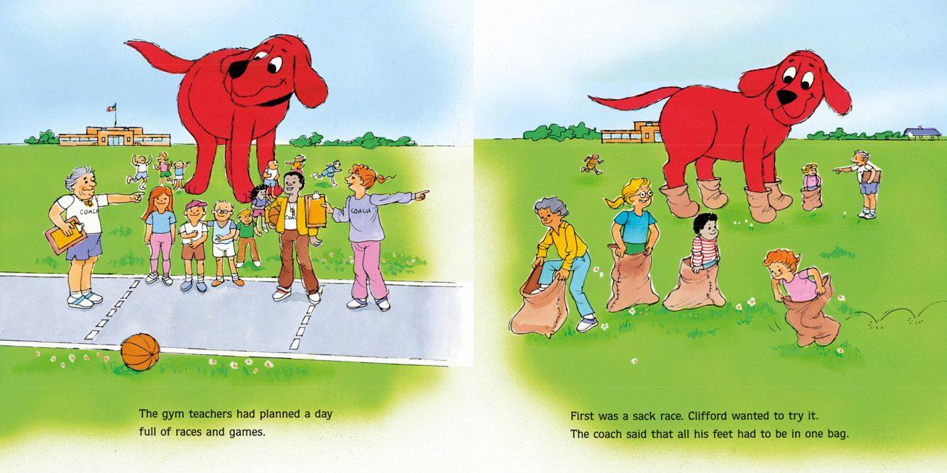 Clifford's Sports Day绘本故事第4页