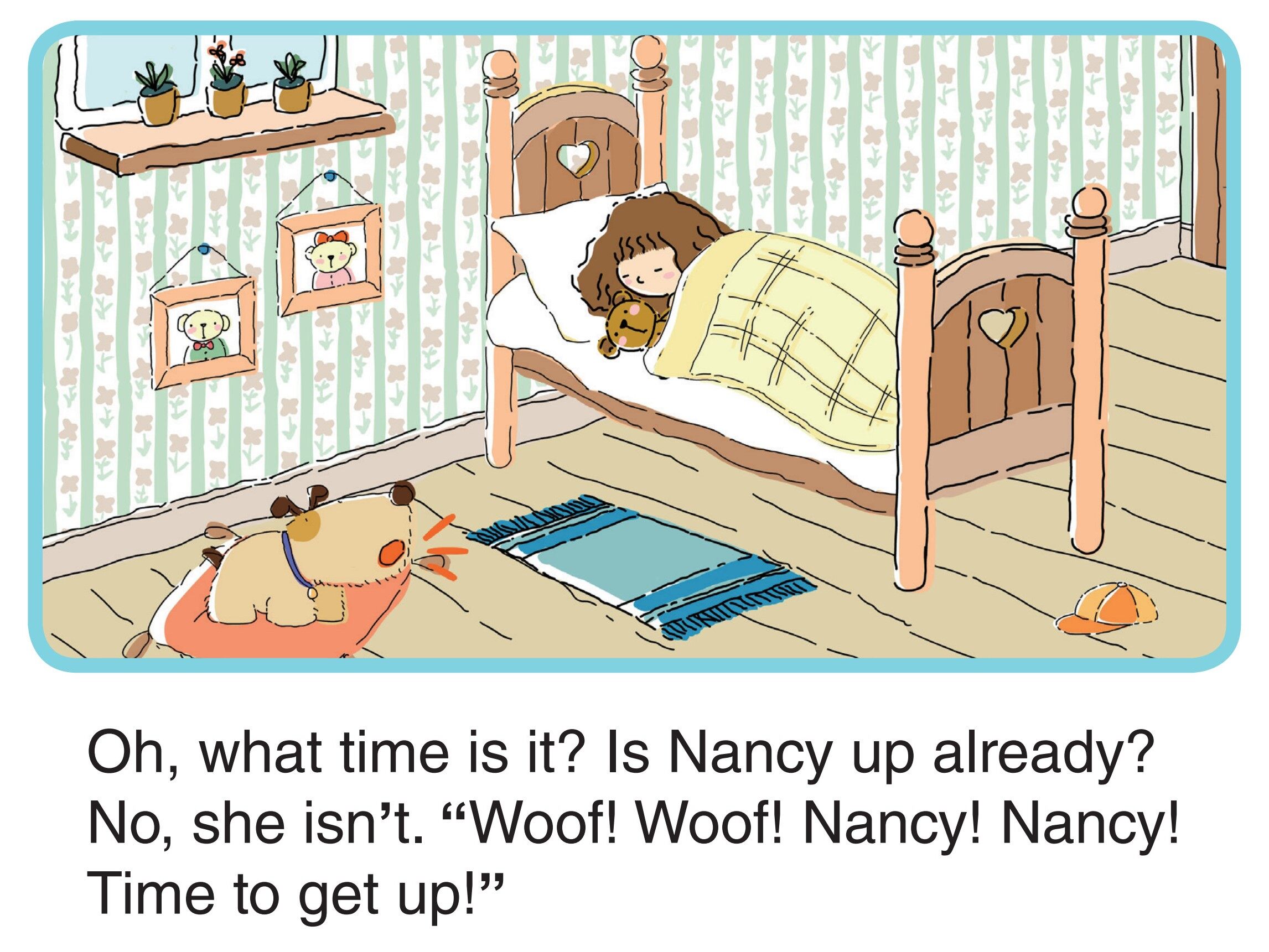 Wake Up, Nancy!绘本故事第2页
