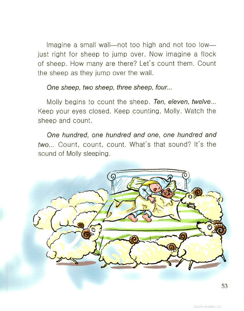 Molly Can't Fall Asleep绘本故事第3页