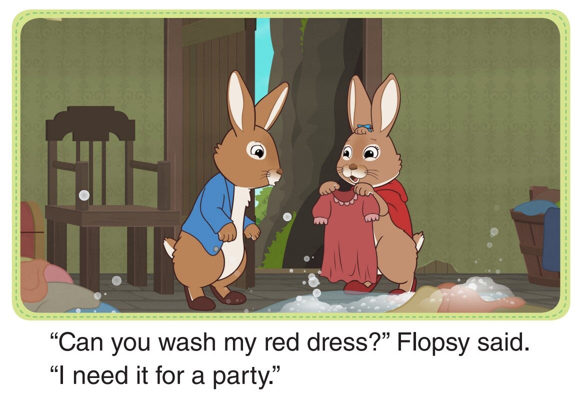 Flopsy’s Red Dress绘本故事第4页