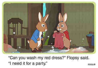 Flopsy’s Red Dress绘本故事第4页