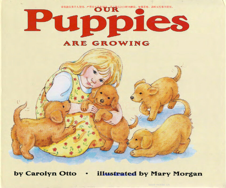 Our Puppies Are Growing绘本故事第2页