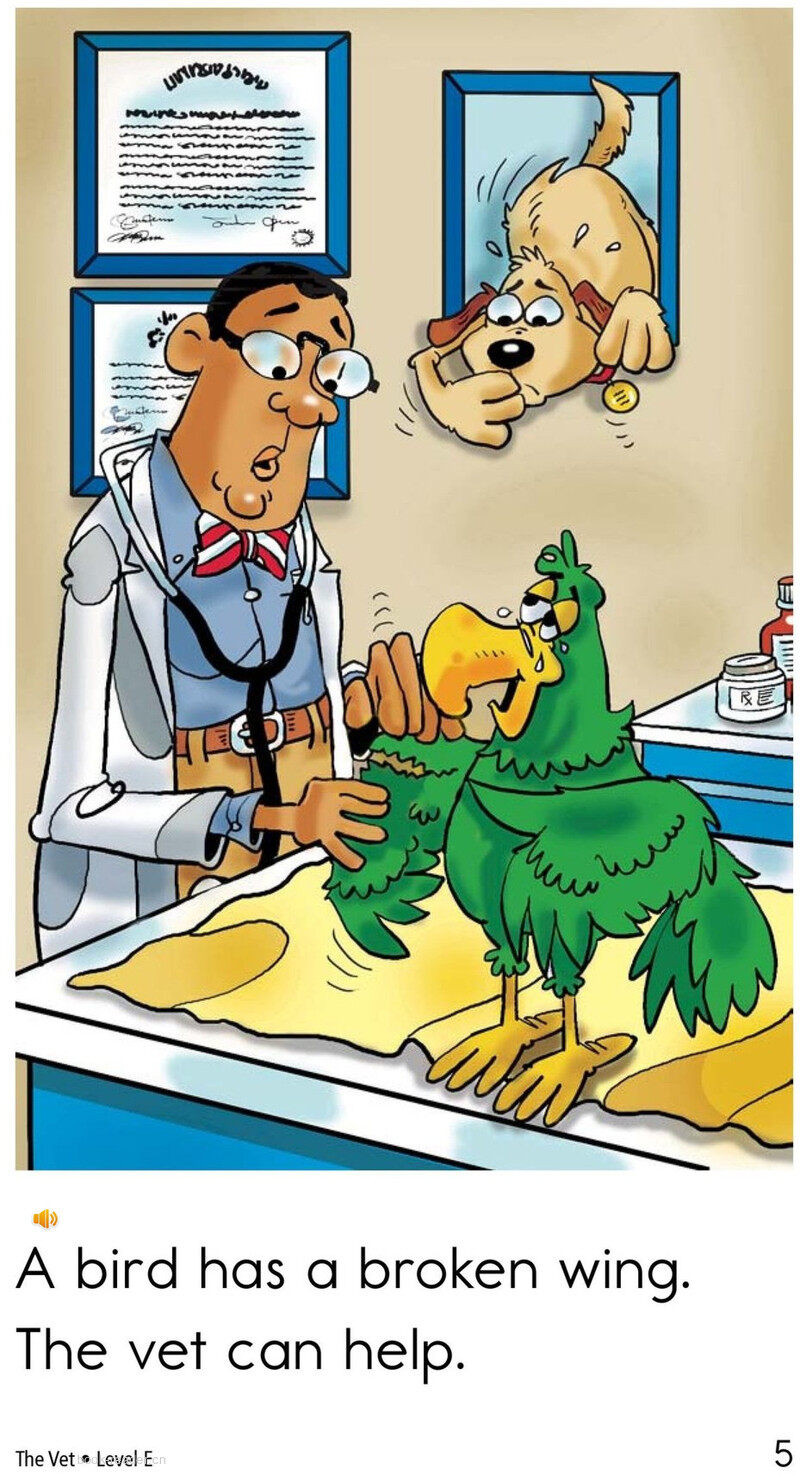 The Vet	绘本故事第5页