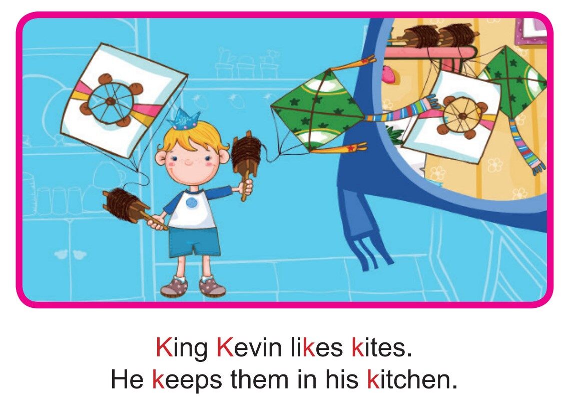 'K' words -  King Kevin绘本故事第3页