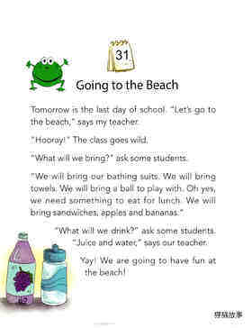 Going to the Beach绘本故事第2页