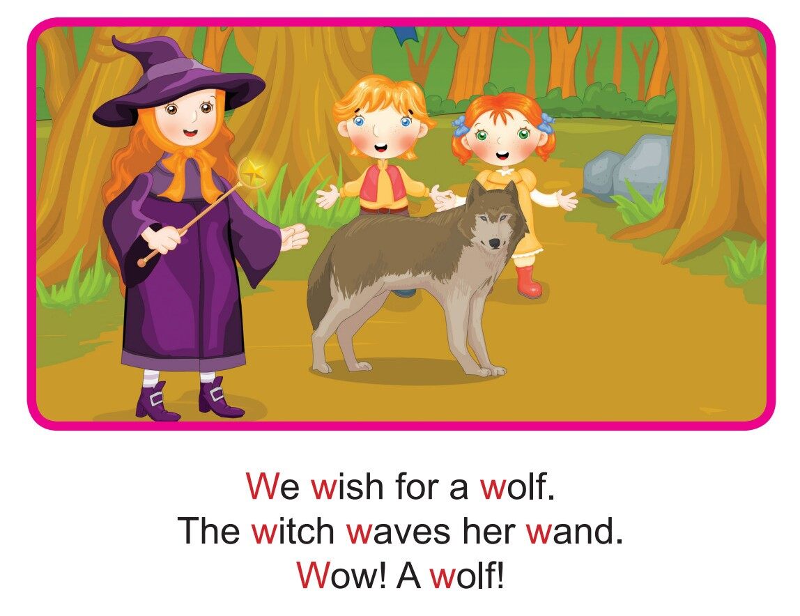 'W' words -  We Wish绘本故事第4页