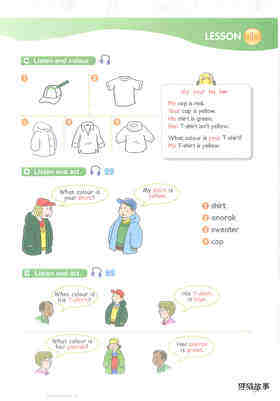 14 What colour is your T-shirt?绘本故事第3页