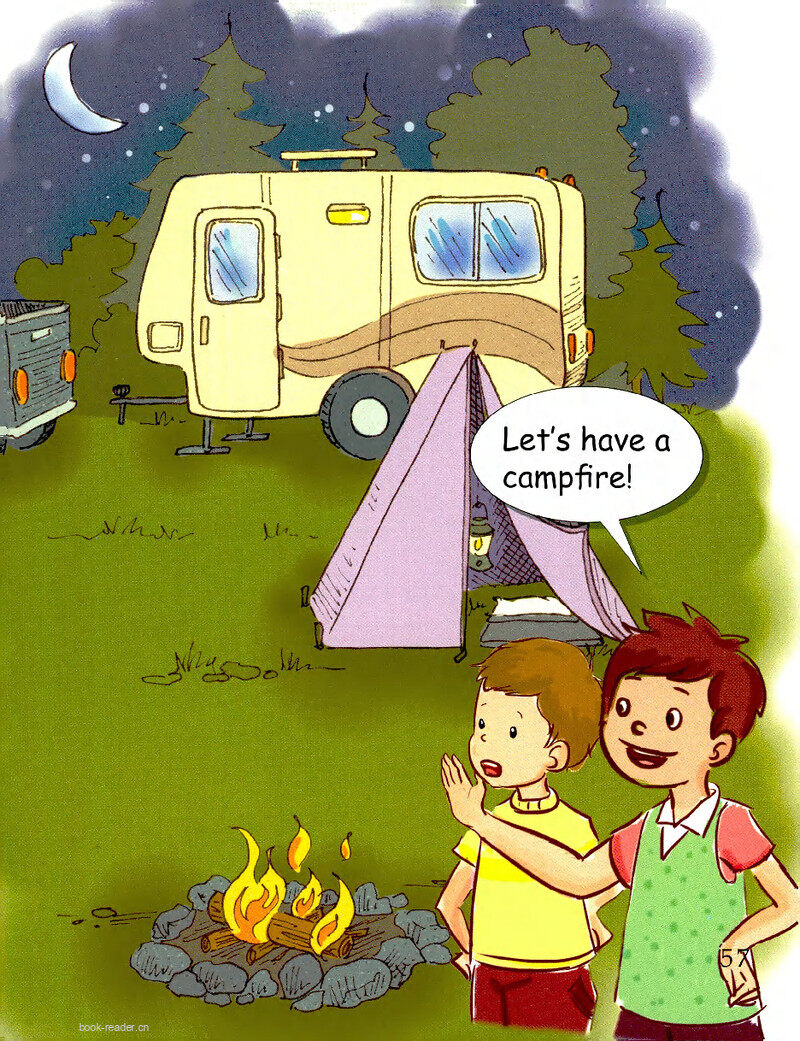 Camping with Friends绘本故事第3页