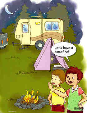 Camping with Friends绘本故事第3页