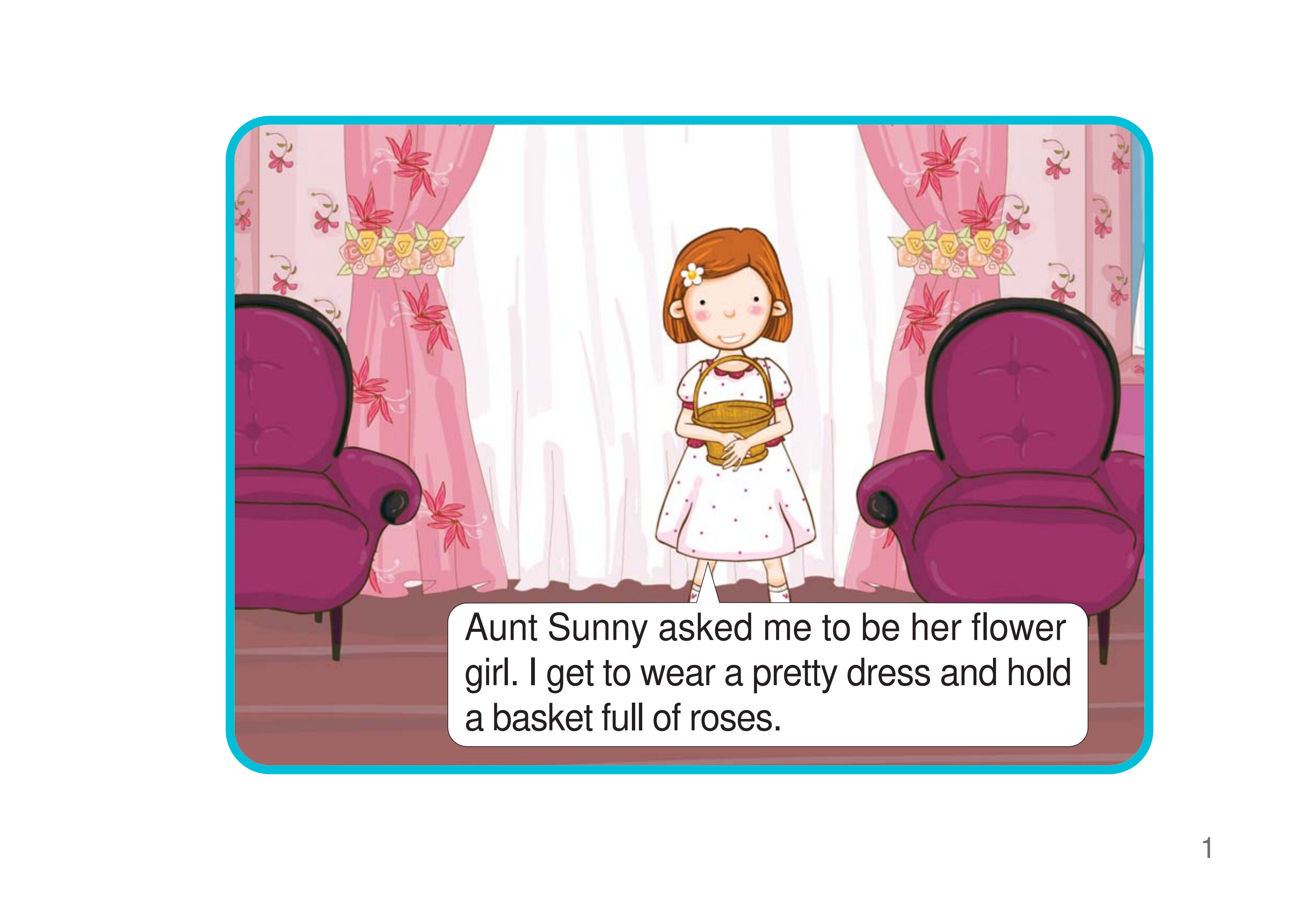 The Flower Girl绘本故事第2页