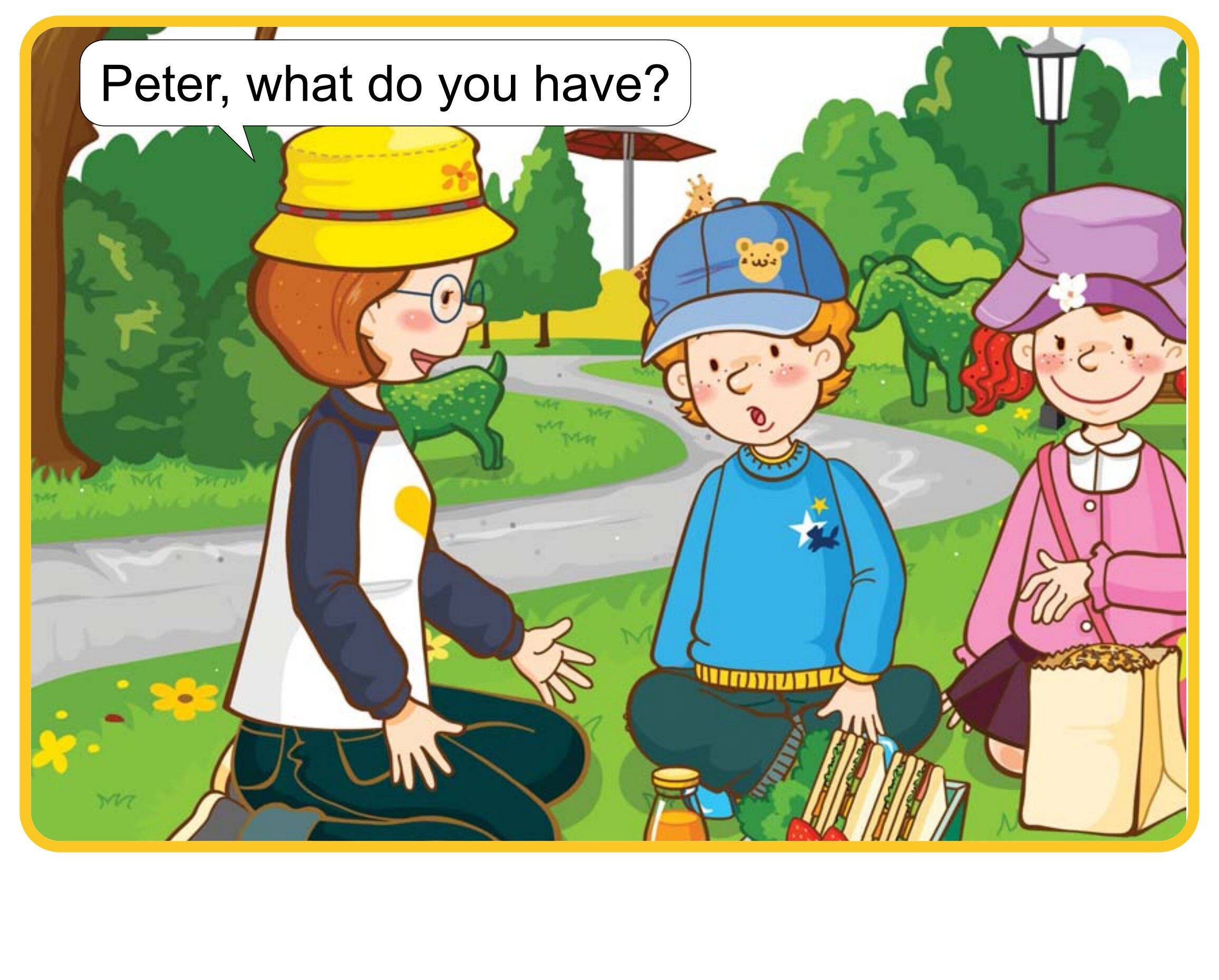 What Do You Have?绘本故事第4页