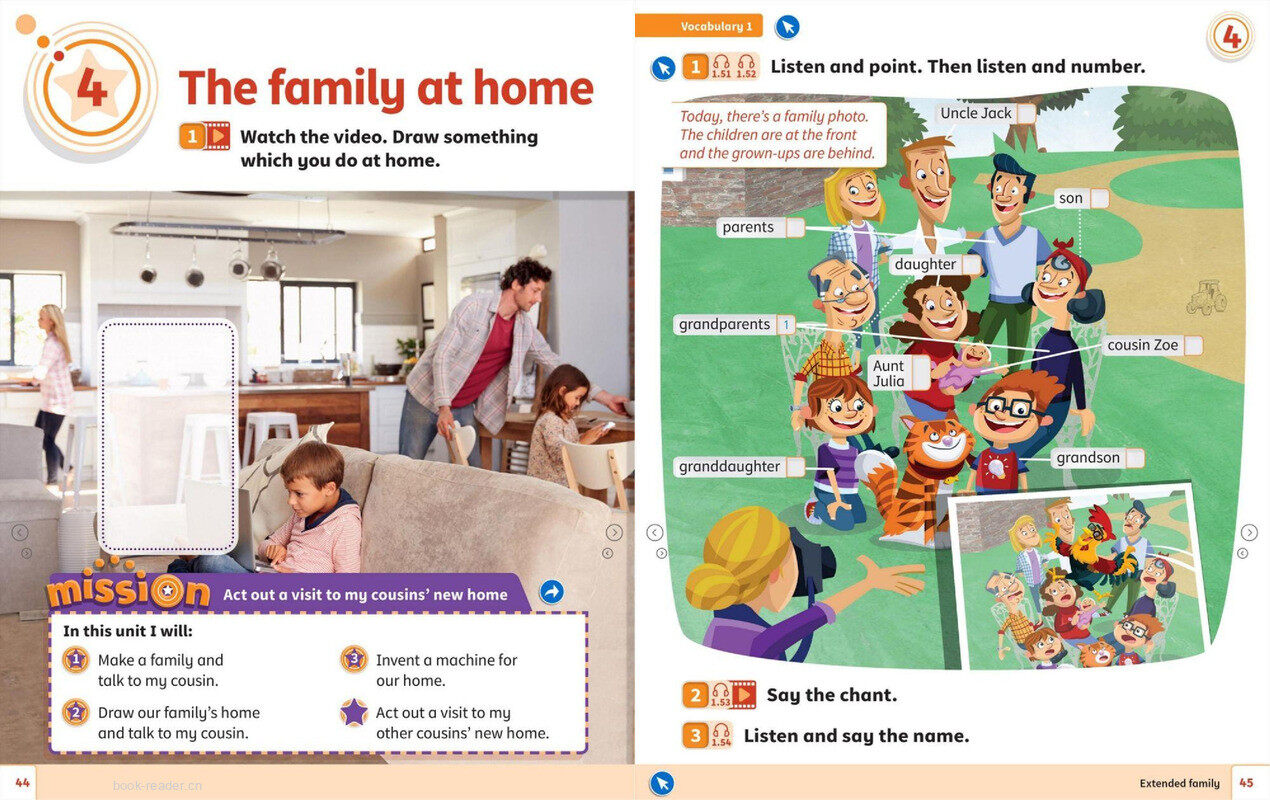 04 The family at home绘本故事第2页