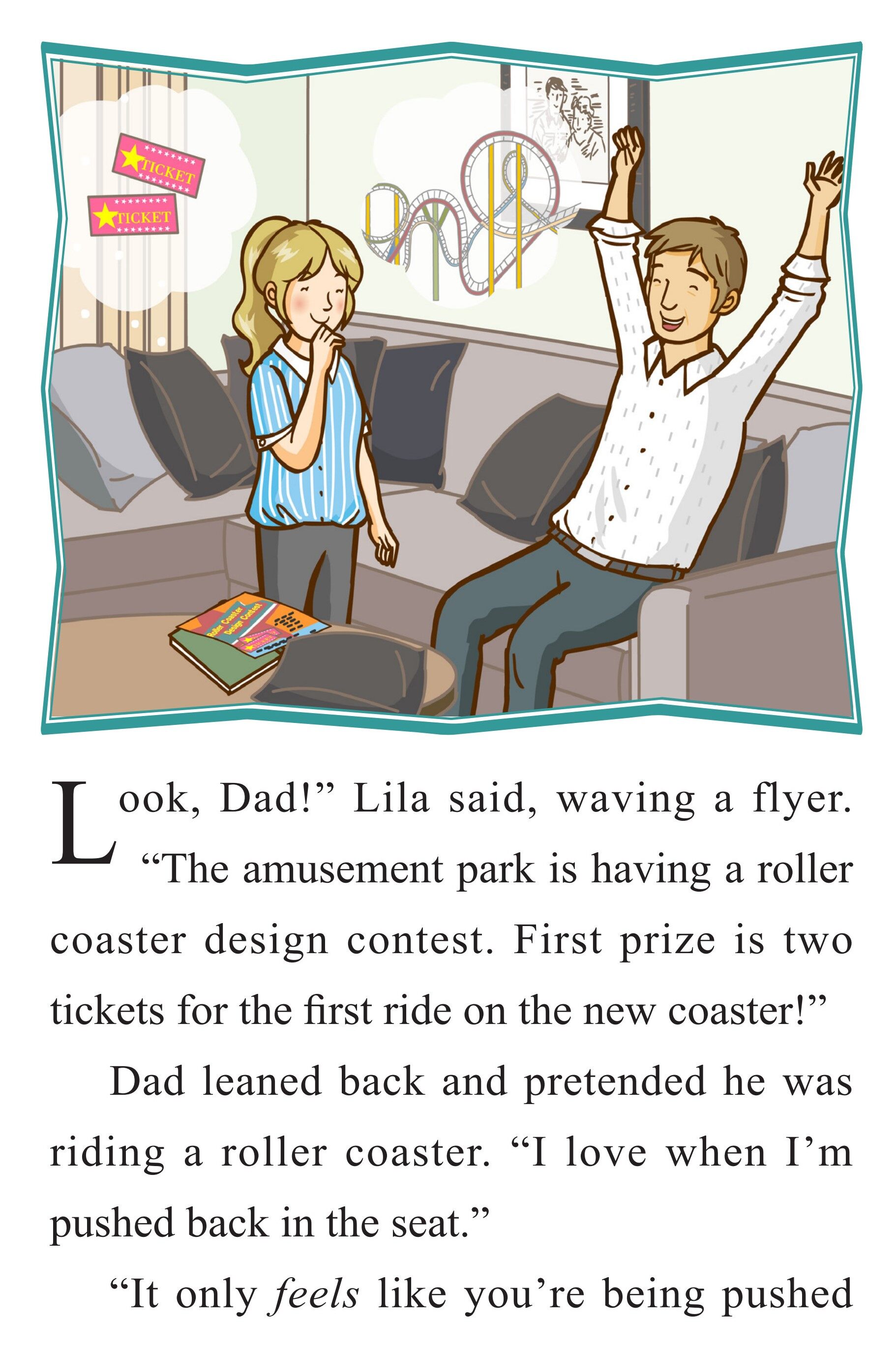 The Roller Coaster Twist绘本故事第2页