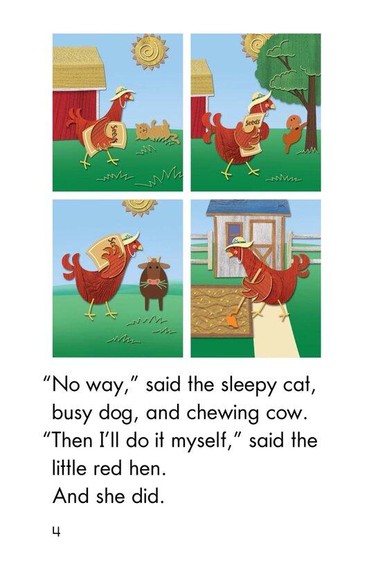 The Little Red Hen绘本故事第4页