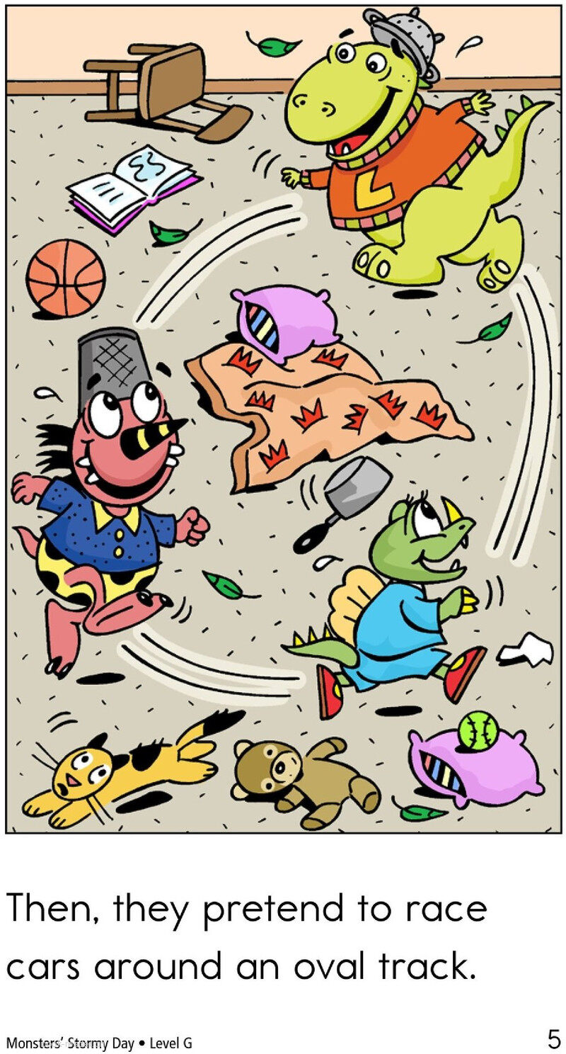 Monsters' Stormy Day绘本故事第5页