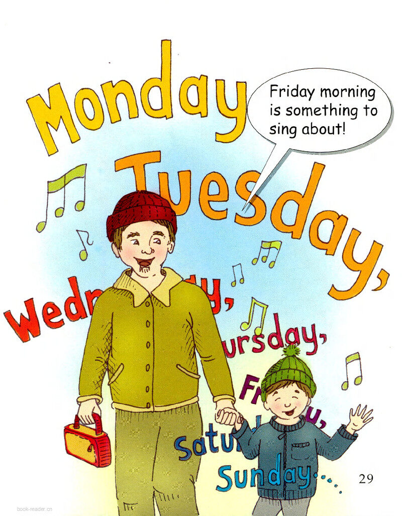 The Days of the Week绘本故事第3页