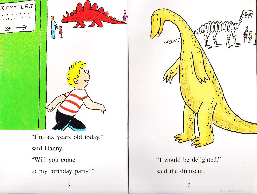 Happy Birthday,Danny and the  Dinosaur绘本故事第4页