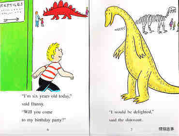 Happy Birthday,Danny and the  Dinosaur绘本故事第4页