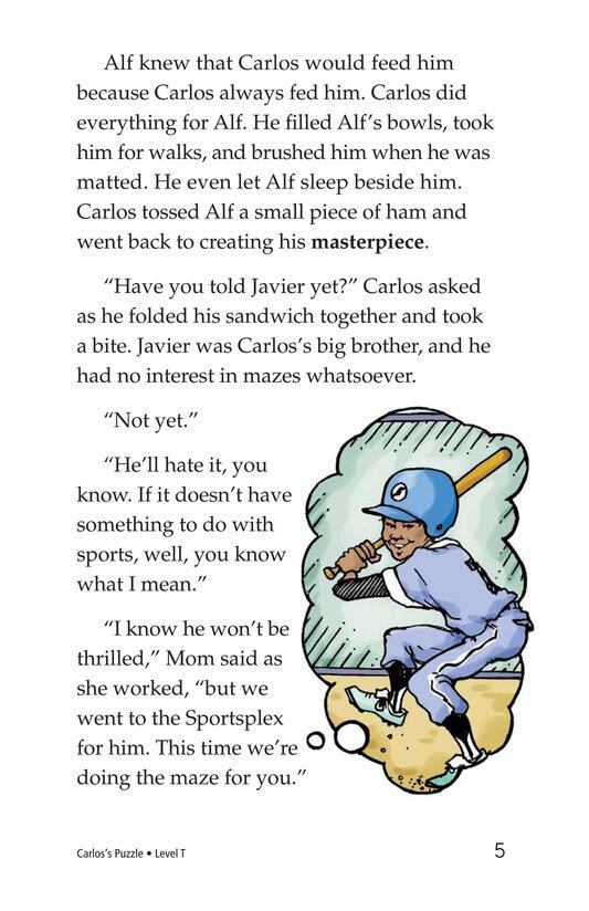 Carlos's Puzzle绘本故事第4页