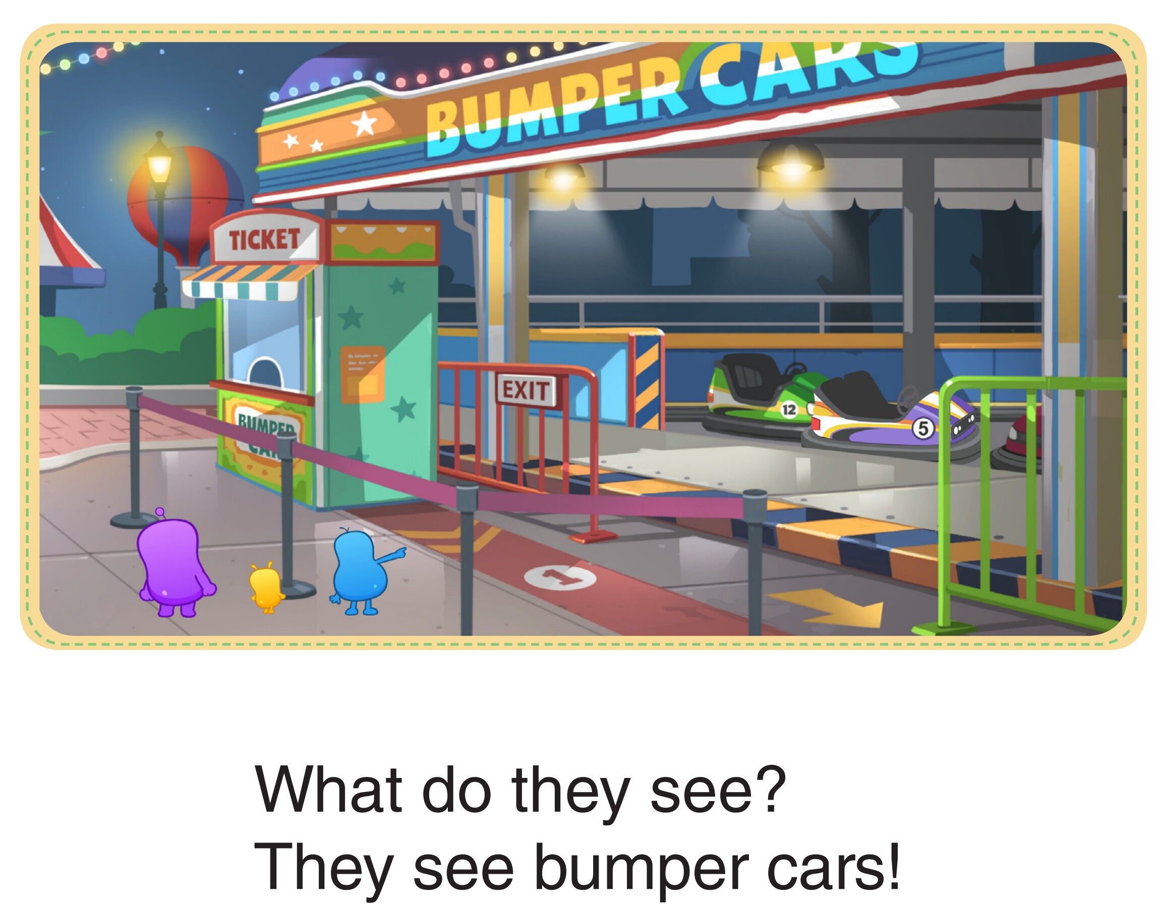 The Blobs and the Bumper Car绘本故事第4页