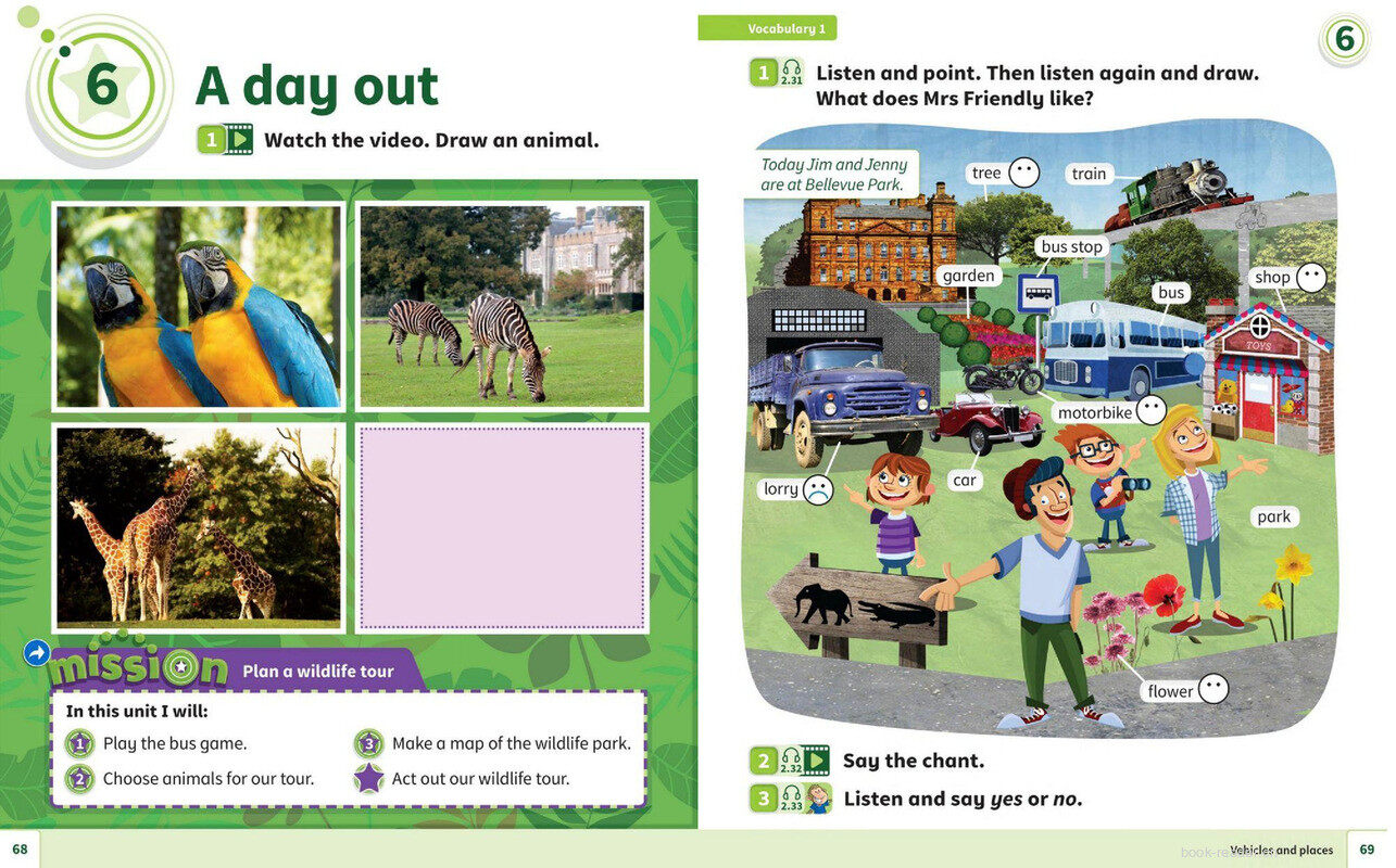 06 A day out绘本故事第2页