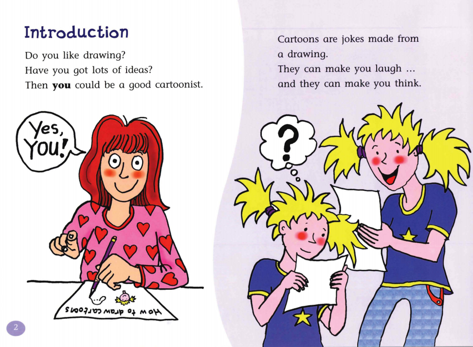 How to Draw Cartoons绘本故事第3页