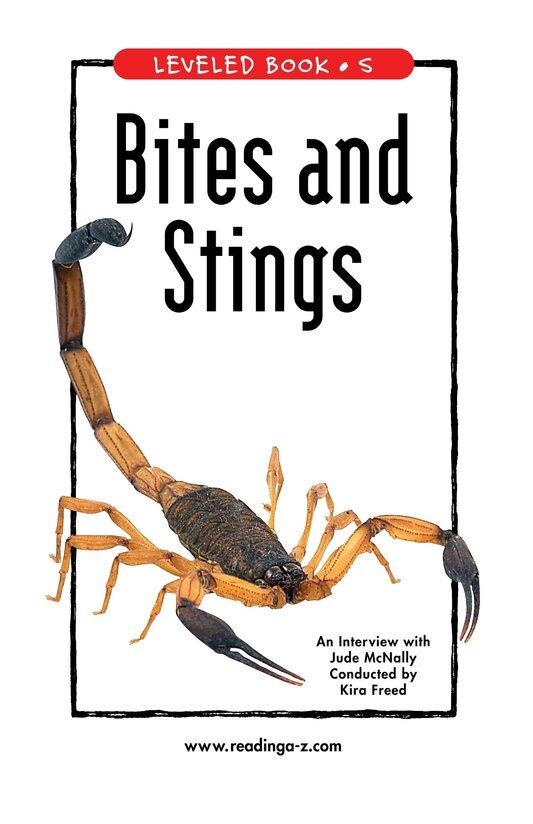Bites and Stings绘本故事第2页