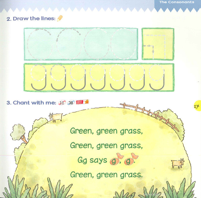 5 Sound of the Letter Gg绘本故事第4页