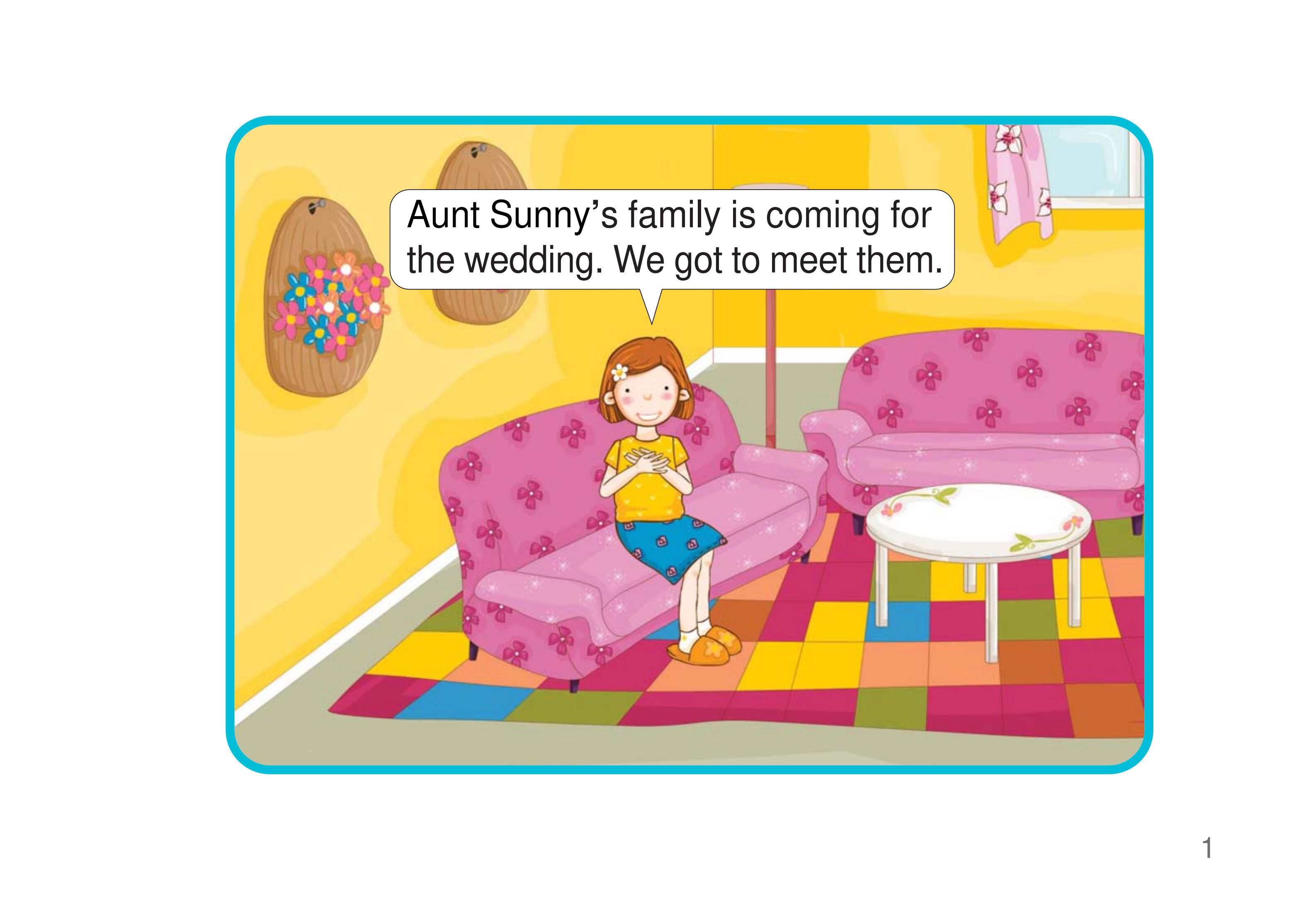 Meeting the Wedding Guests绘本故事第2页