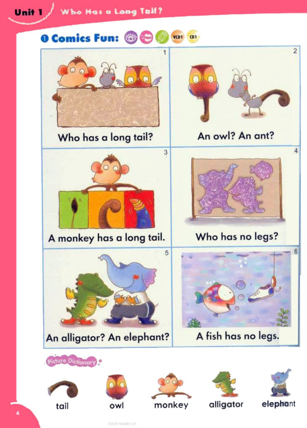 1 Who Has a Long Tail绘本故事第2页