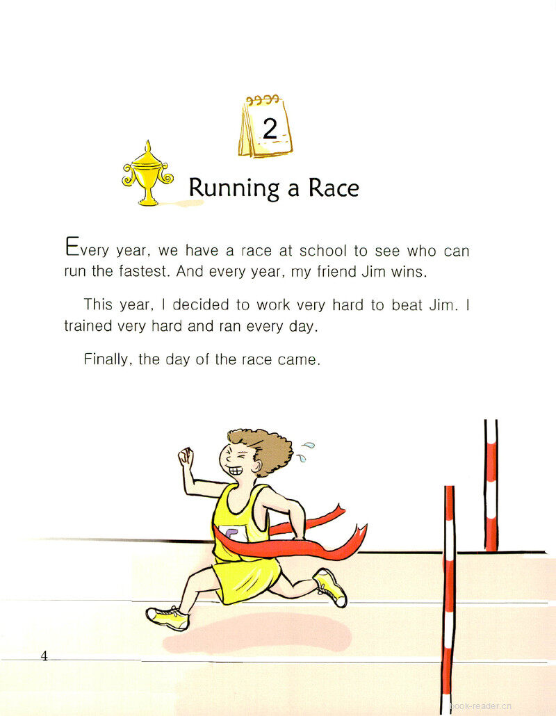 Running a Race绘本故事第2页