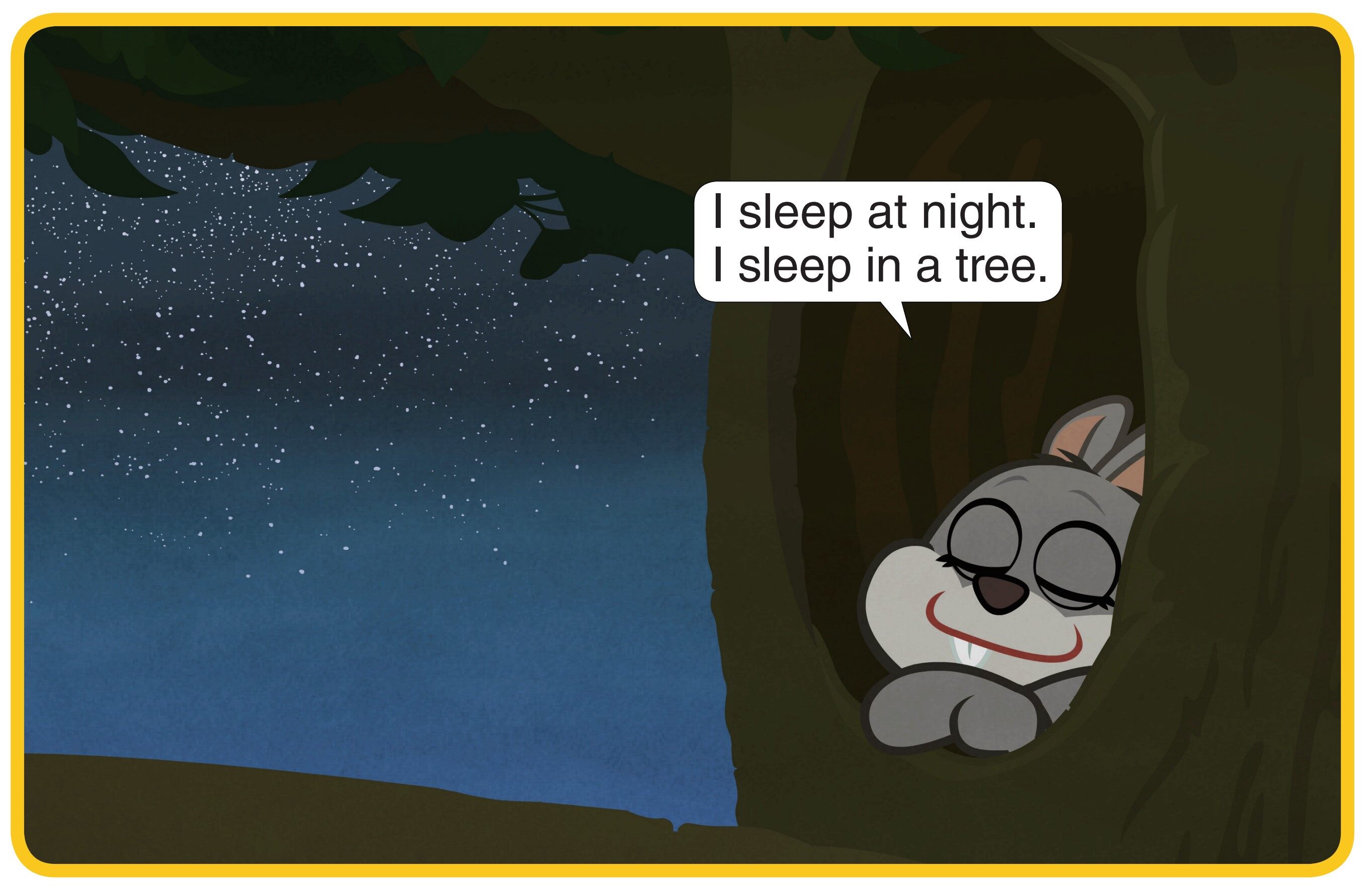 I Sleep at Night绘本故事第2页