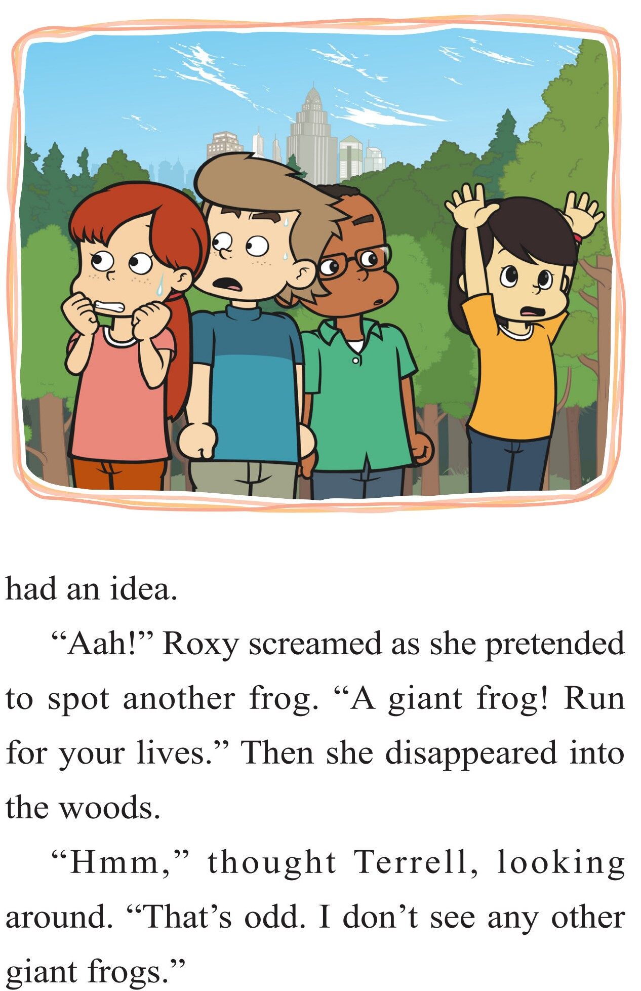 Frog Trouble!绘本故事第4页