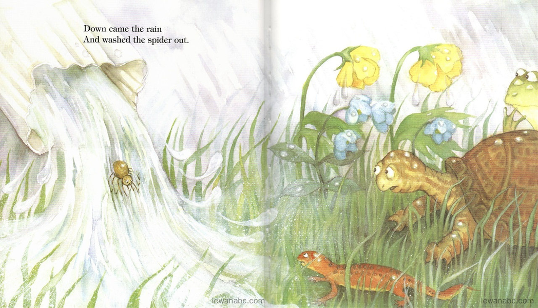 (34周)The Itsy Bitsy Spider绘本故事第5页