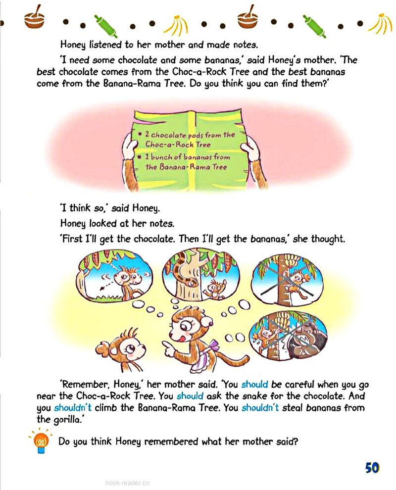 7 The Choc-a-Rock Banana-Rama Cake绘本故事第4页