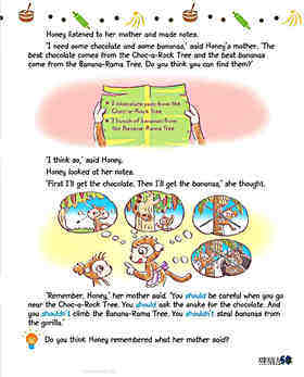 7 The Choc-a-Rock Banana-Rama Cake绘本故事第4页