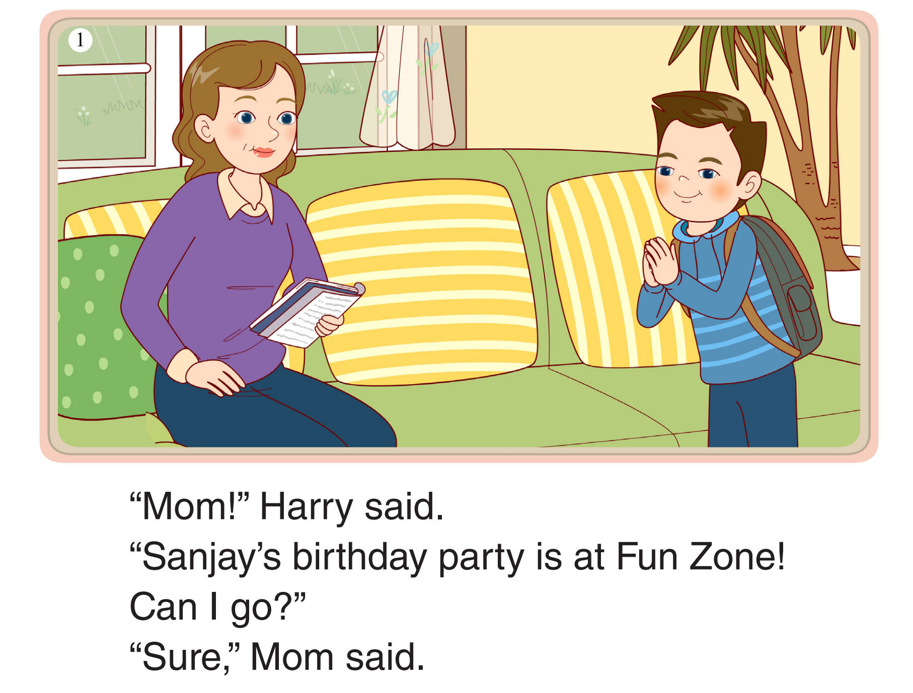 The Birthday Party绘本故事第2页