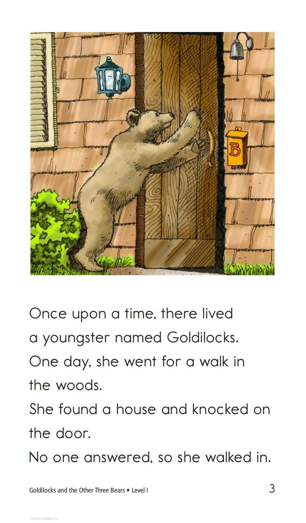 Goldilocks and the Other Three Bears绘本故事第3页