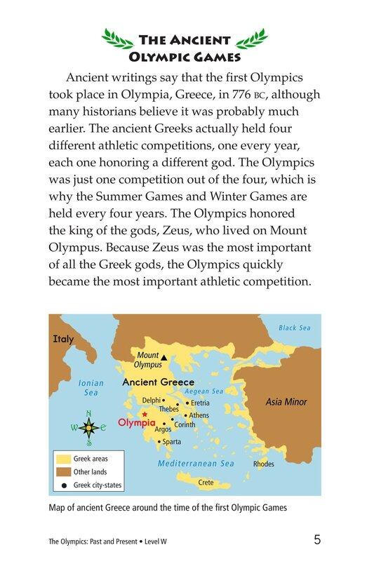 The Olympics Past and Present绘本故事第4页