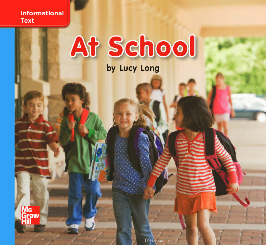 GK On U01W3 At School绘本故事第2页