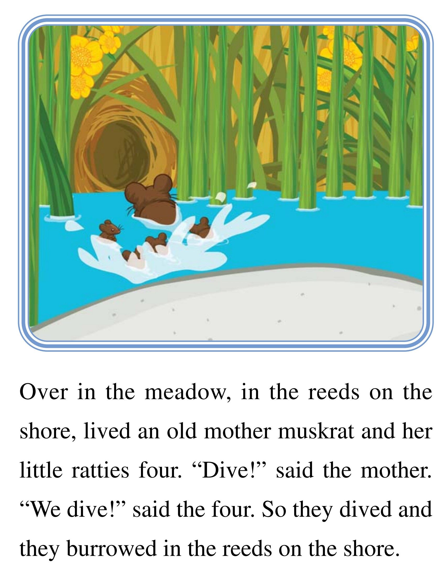 Over in the Meadow绘本故事第5页