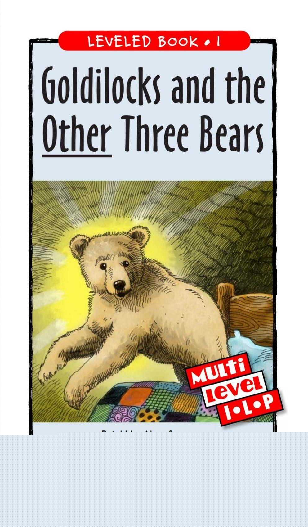 Goldilocks and the Other Three Bears绘本故事第2页