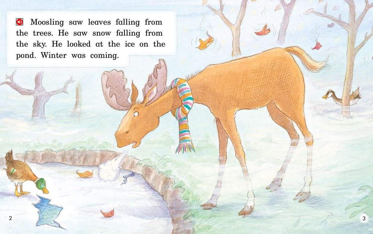 Moosling in Winter绘本故事第3页