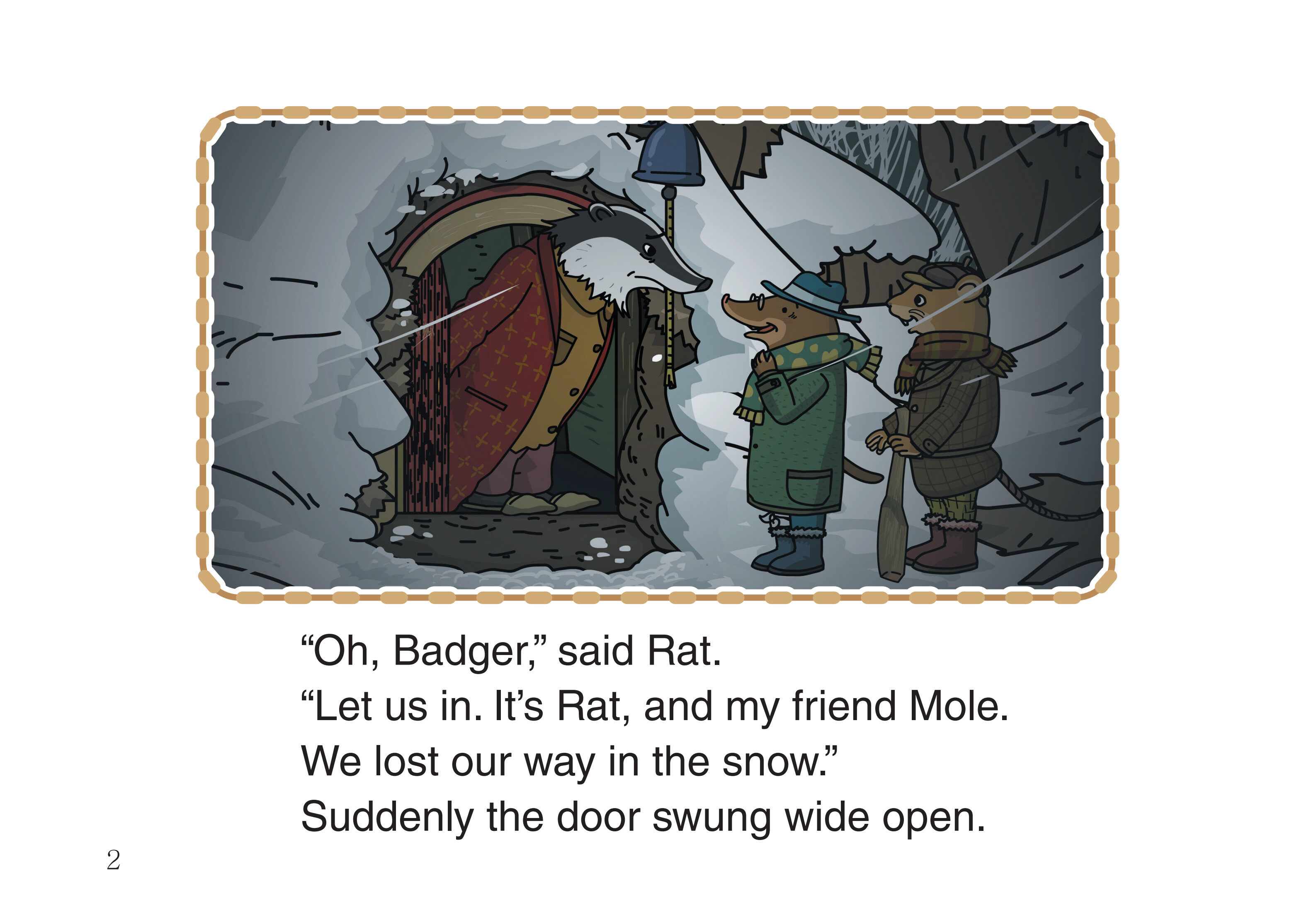 Waking up Badger绘本故事第4页