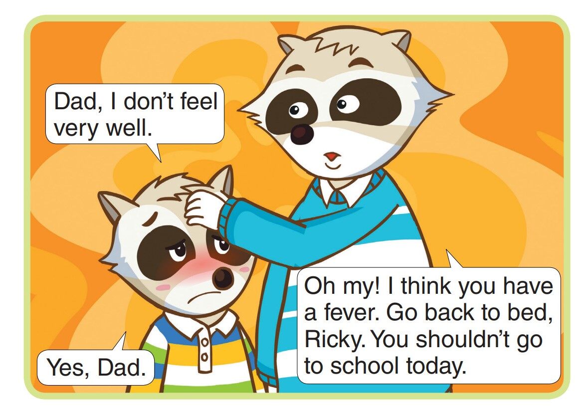 Feeling Sick绘本故事第2页