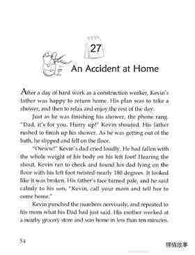 An Accident at Home绘本故事第2页