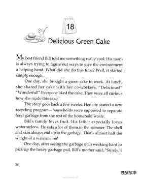 Delicious Green Cake绘本故事第2页