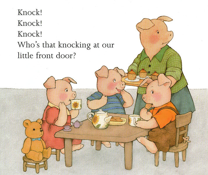 (2周)Go Away Mr Wolf!绘本故事第5页